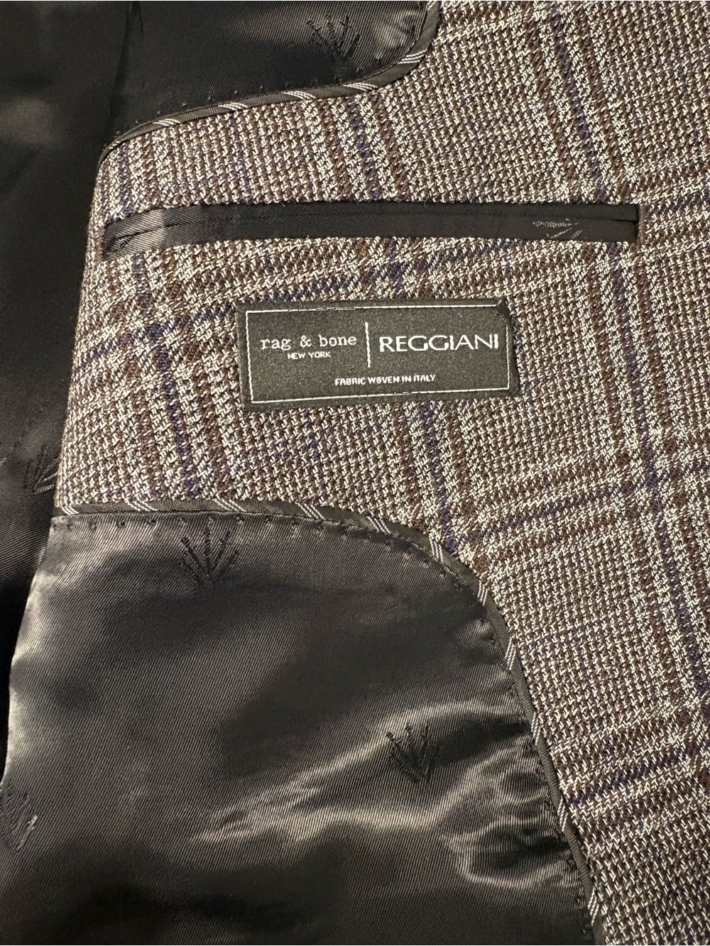 rag & bone Butler Check Wool Blazer - Picture 5 of 7